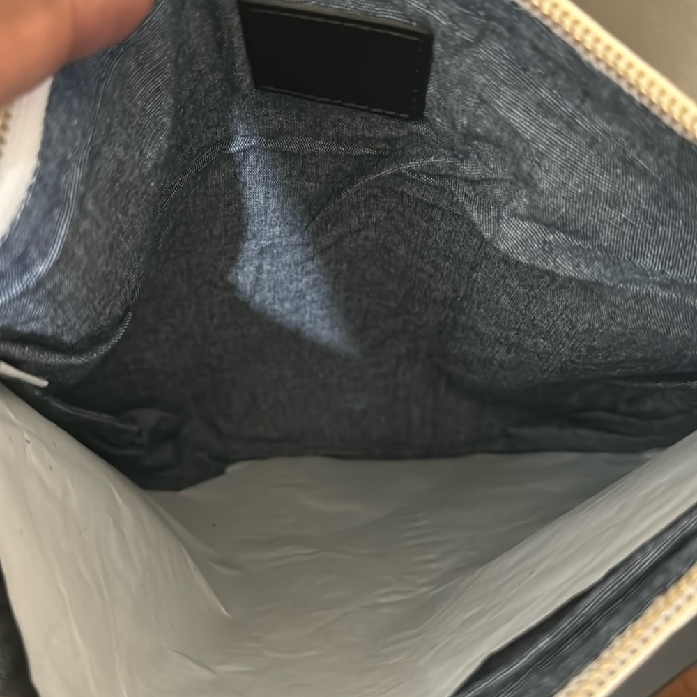 Clare .V Foldover Woven Leather Clutch - Picture 9 of 17